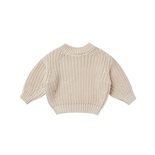 Quincy Mae Chunky Knit Sweater | Natural