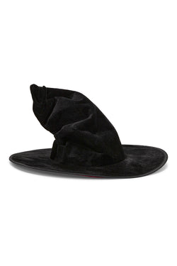 Crushed Velvet Witch Hat